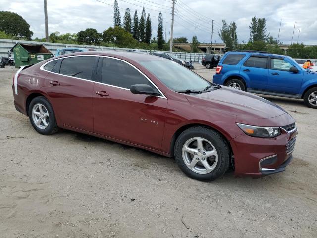  CHEVROLET MALIBU 2016 Burgundy