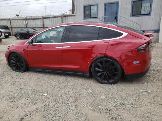  TESLA MODEL X 2021 Красный