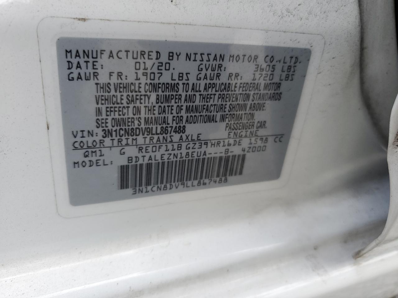2020 Nissan Versa - Image 13