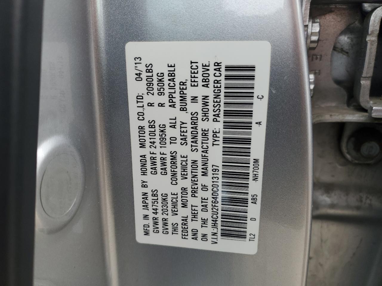 2013 Acura TSX - Image 12