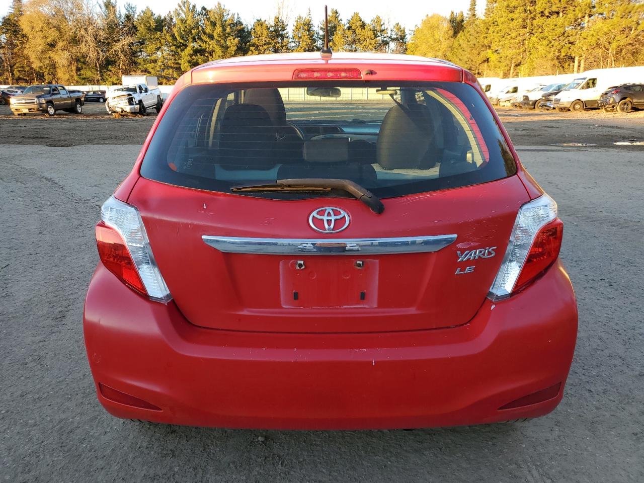 2012 Toyota Yaris VIN: JTDKTUD36CD505291 Lot: 80190514