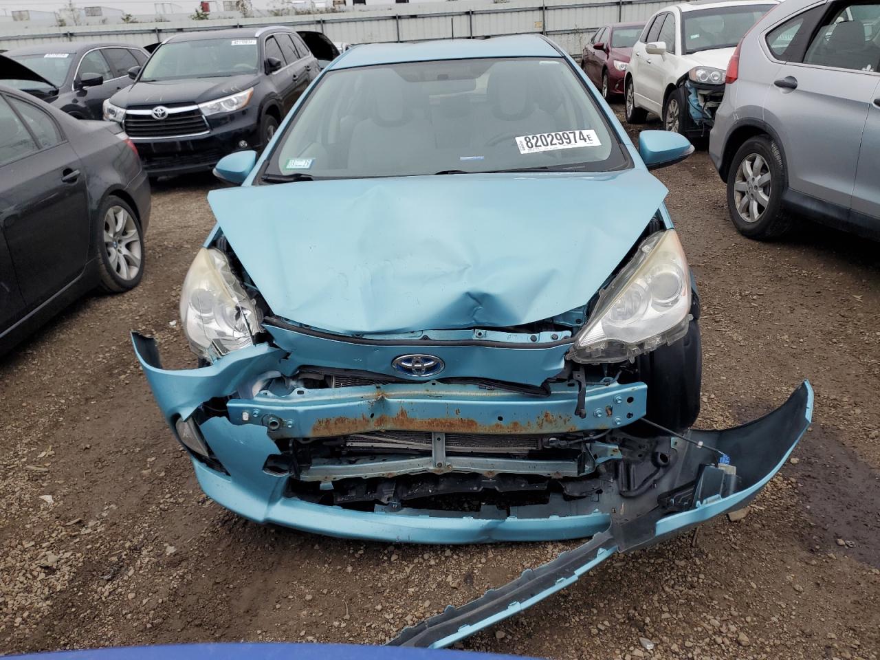 VIN JTDKDTB36E1085529 2014 TOYOTA PRIUS no.5