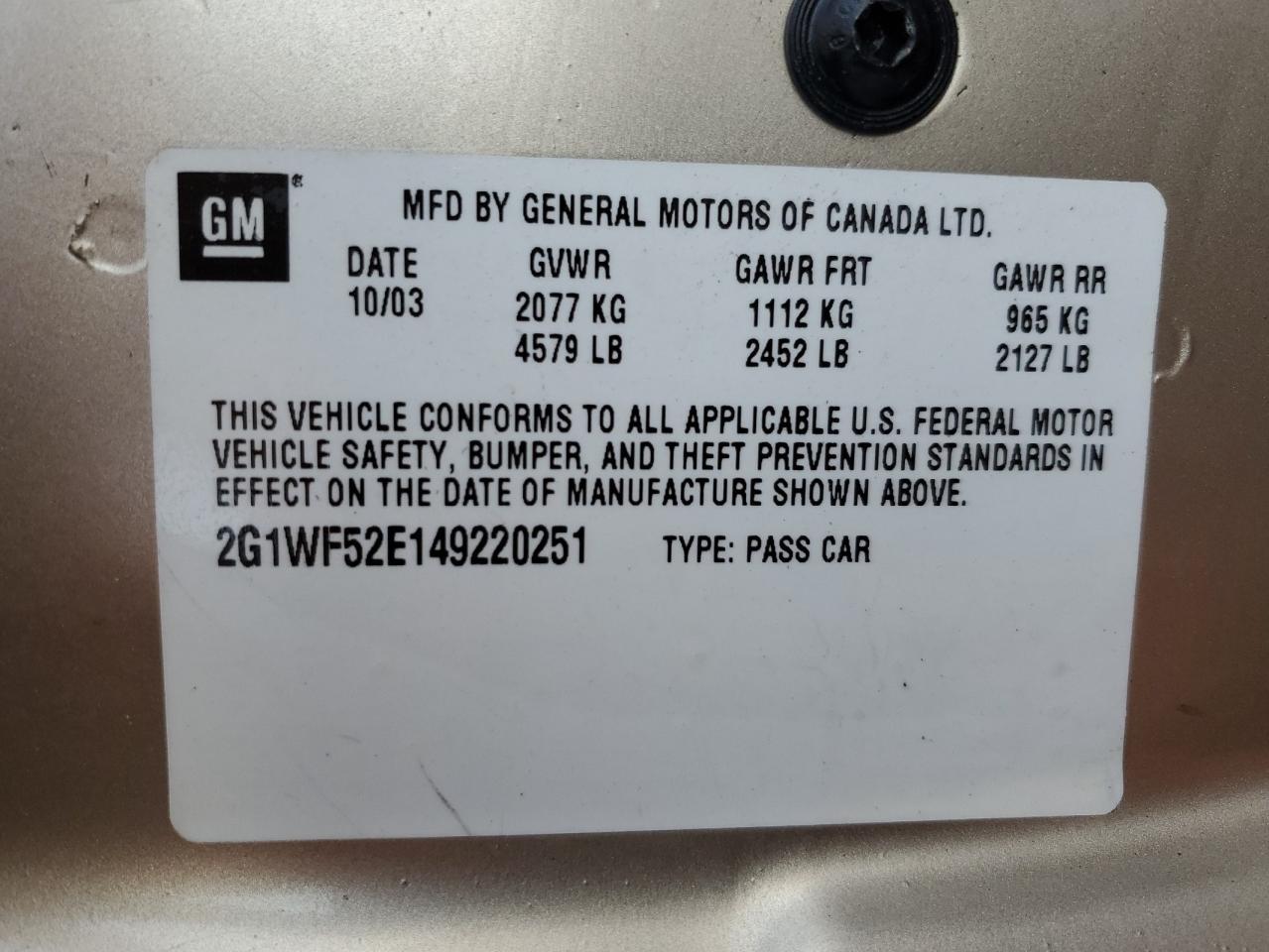 2004 Chevrolet Impala - Image 12