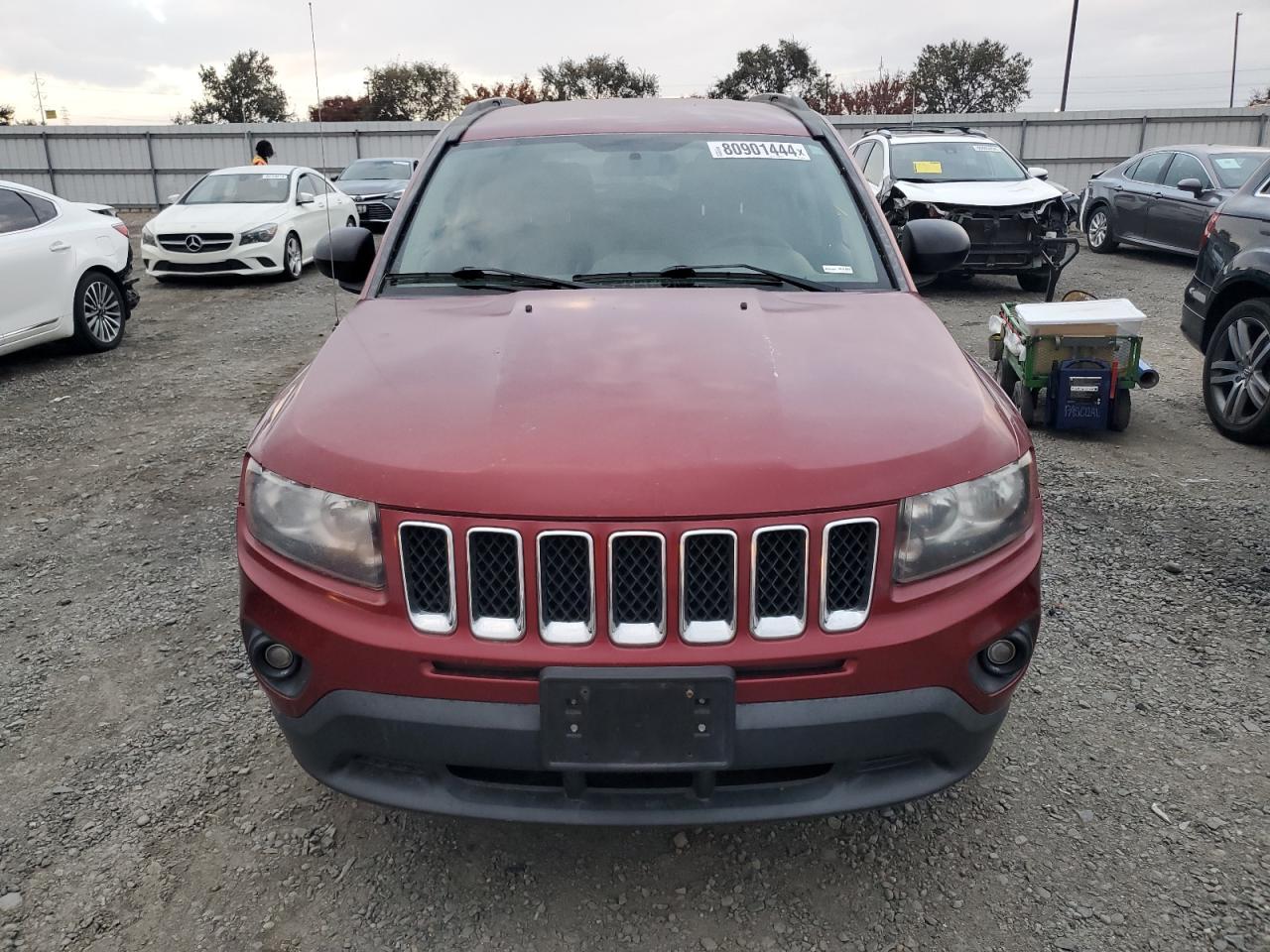 2014 Jeep Compass Sport VIN: 1C4NJCBA9ED818126 Lot: 80901444