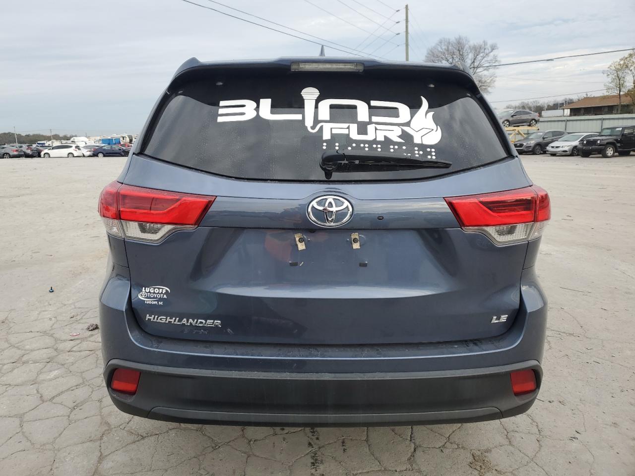 2019 Toyota Highlander Le VIN: 5TDZZRFH6KS352434 Lot: 81143264