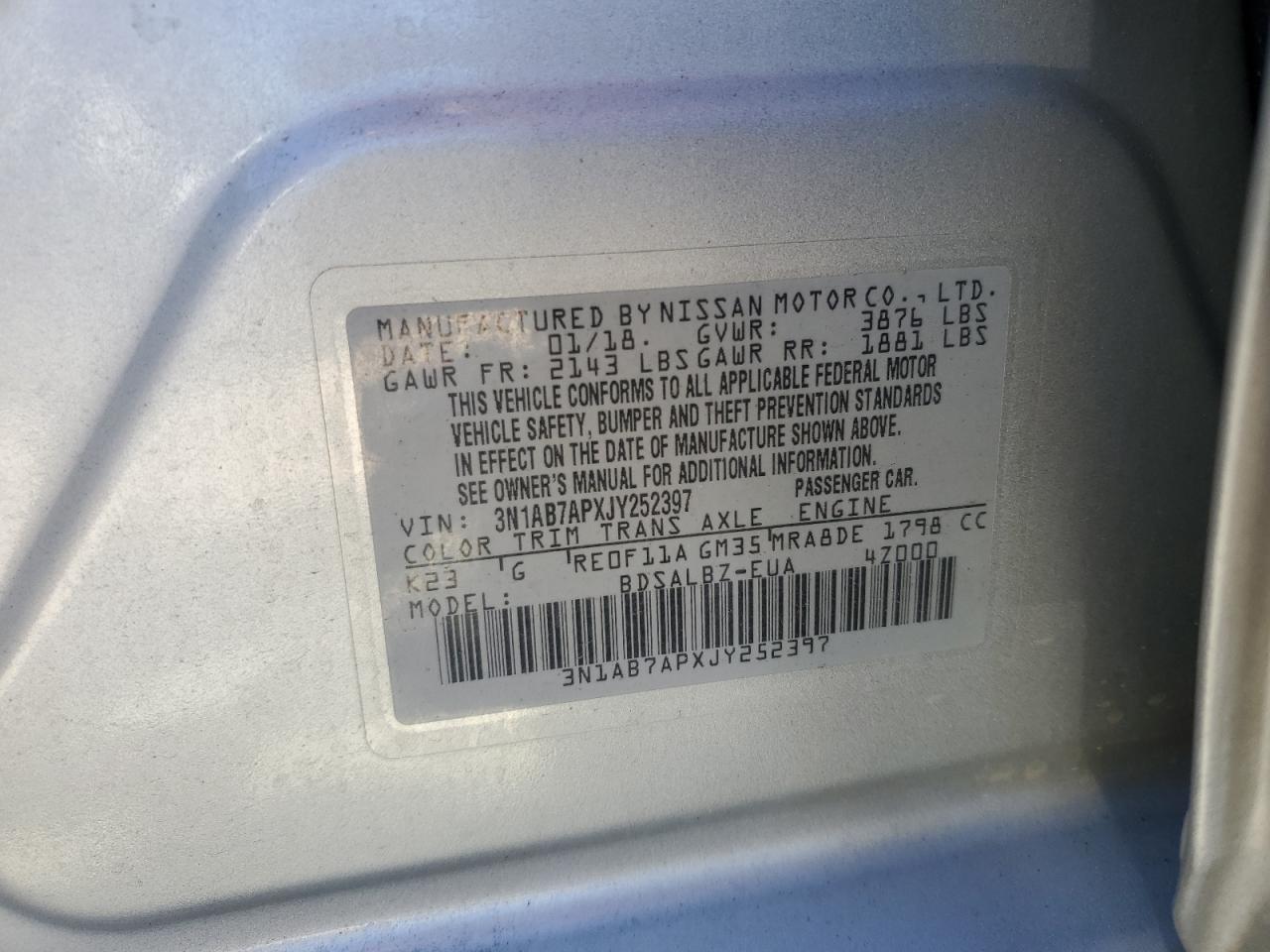 2018 Nissan Sentra - Image 13