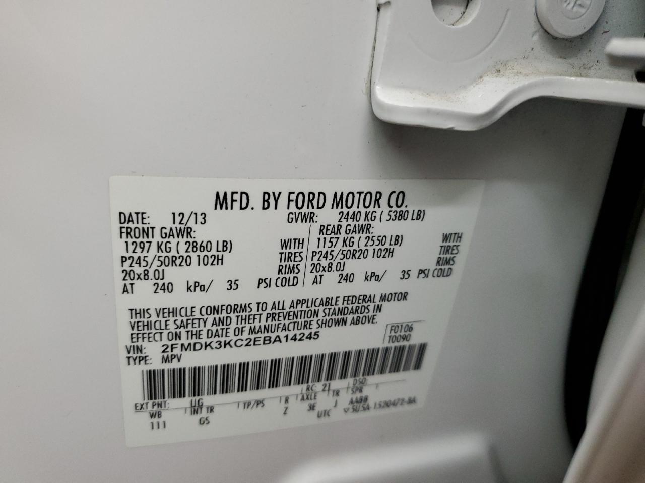 2014 Ford Edge - Image 13