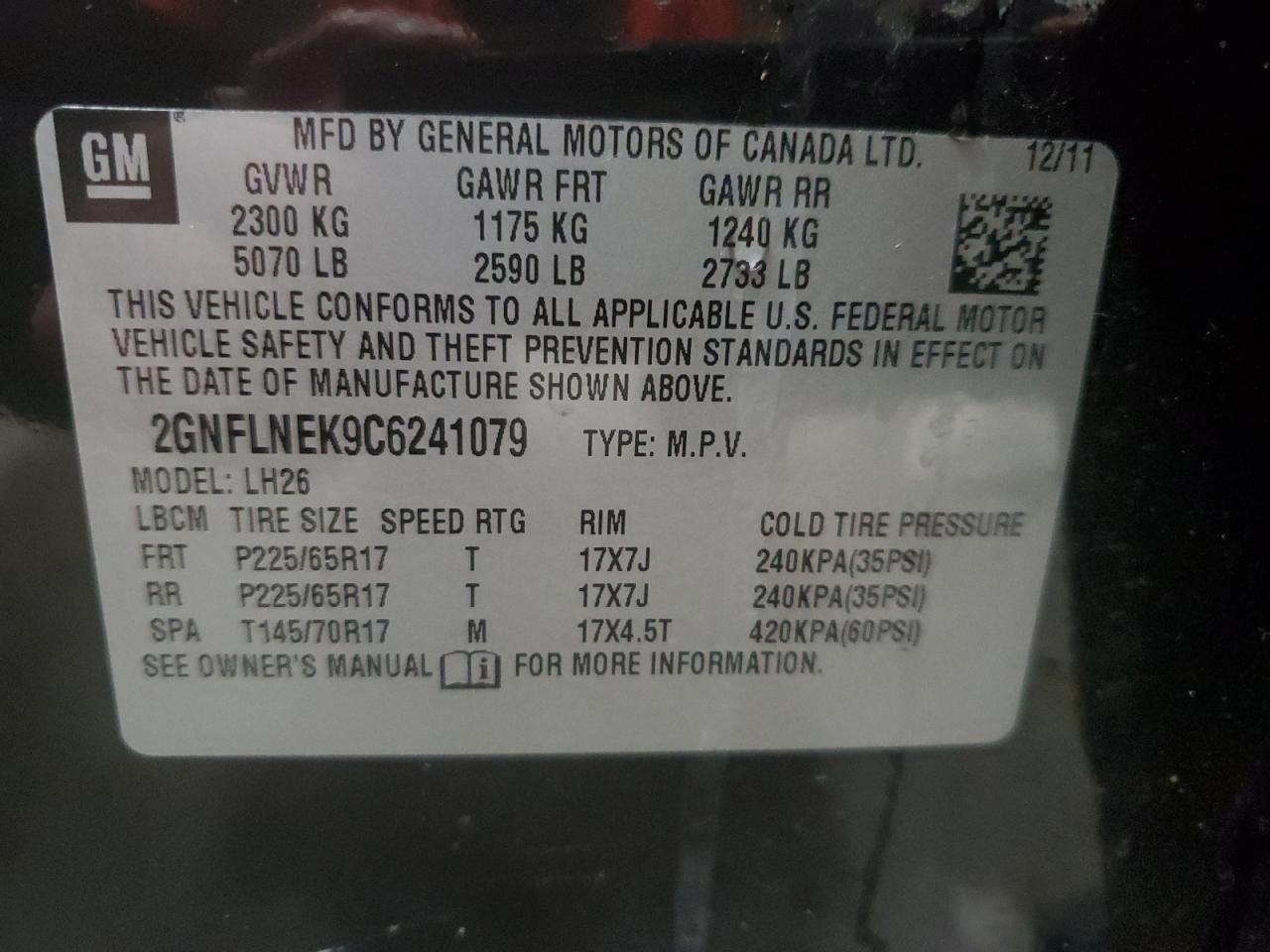 2012 Chevrolet Equinox - Image 13