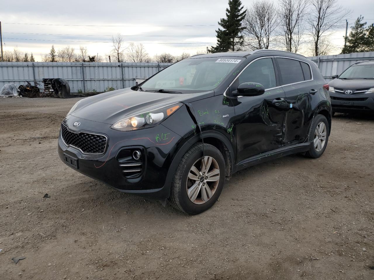 2017 Kia Sportage Lx VIN: KNDPMCACXH7176974 Lot: 80534174