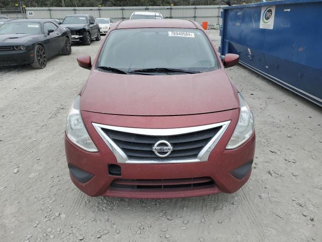  NISSAN VERSA 2018 Red