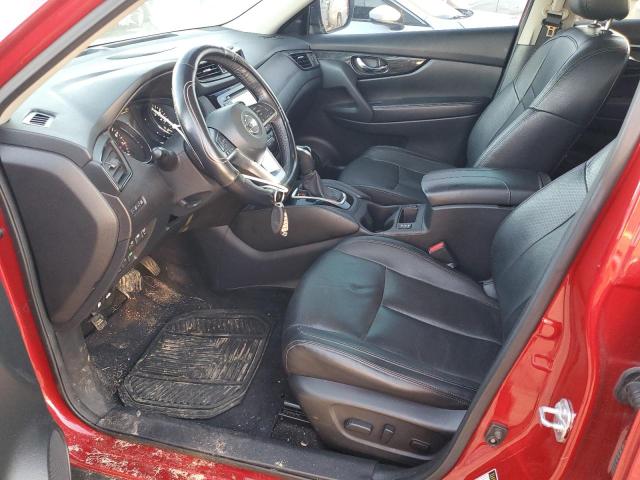  NISSAN ROGUE 2017 Czerwony