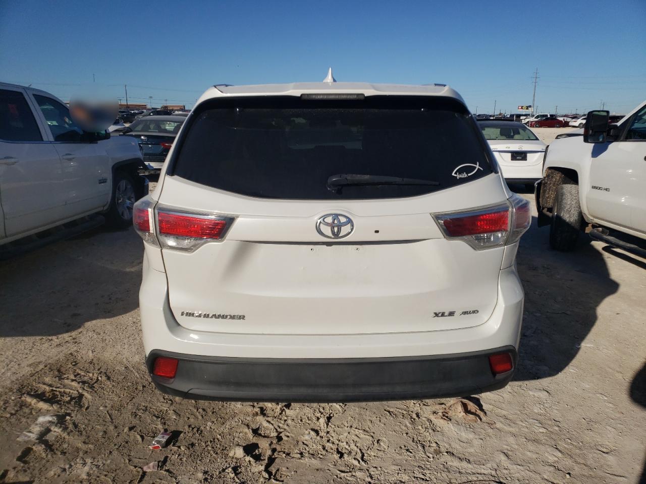 VIN 5TDJKRFH3GS247925 2016 TOYOTA HIGHLANDER no.6