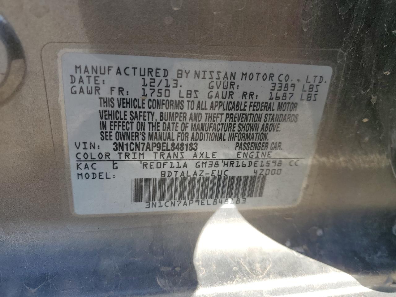 2014 Nissan Versa - Image 14