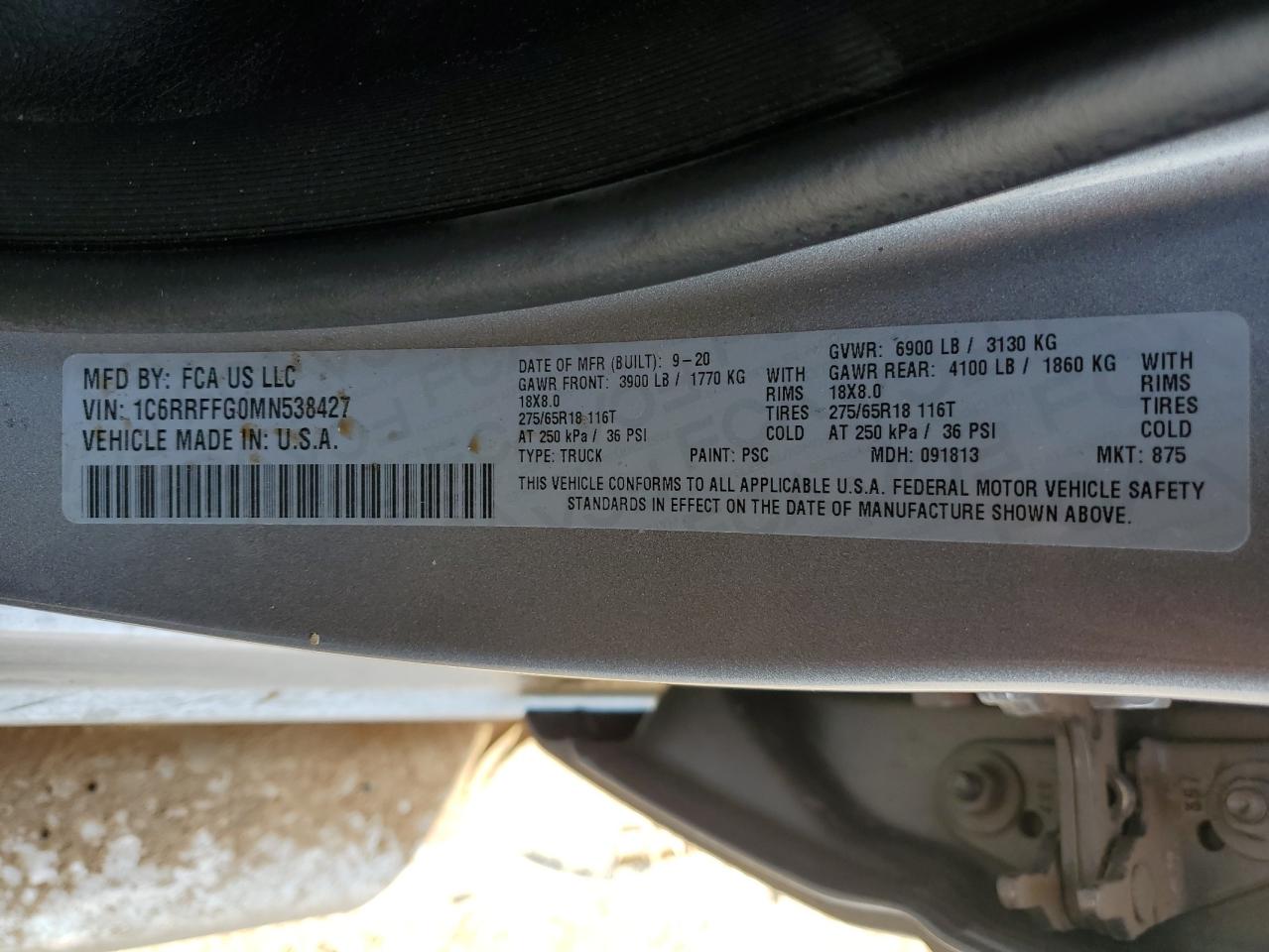 2021 RAM 1500 - Image 12