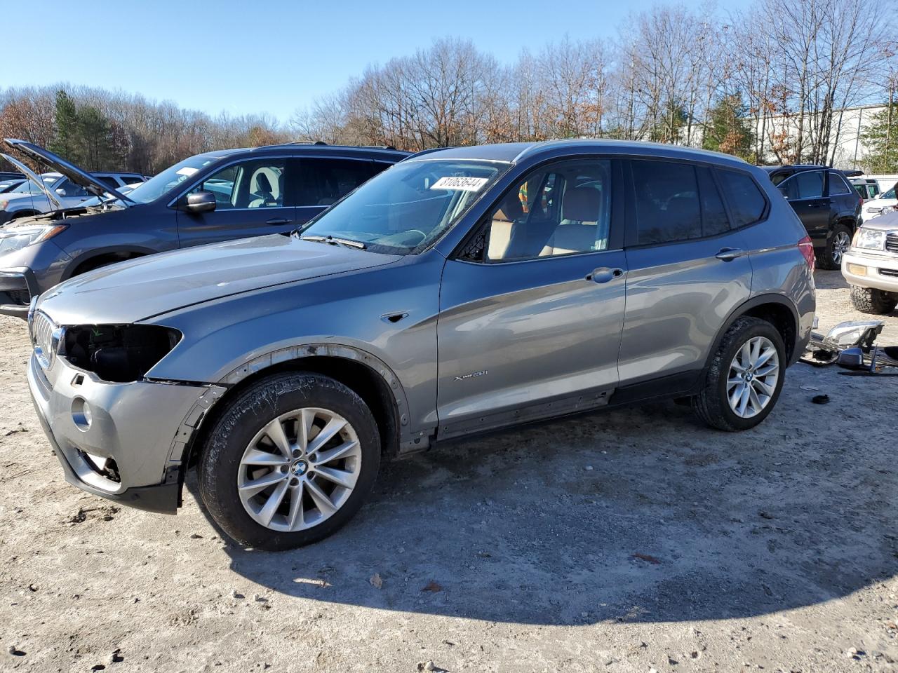 VIN 5UXWX9C54G0D75287 2016 BMW X3 no.1