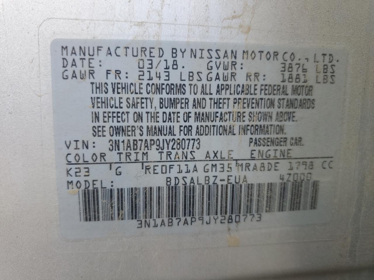 2018 Nissan Sentra - Image 14