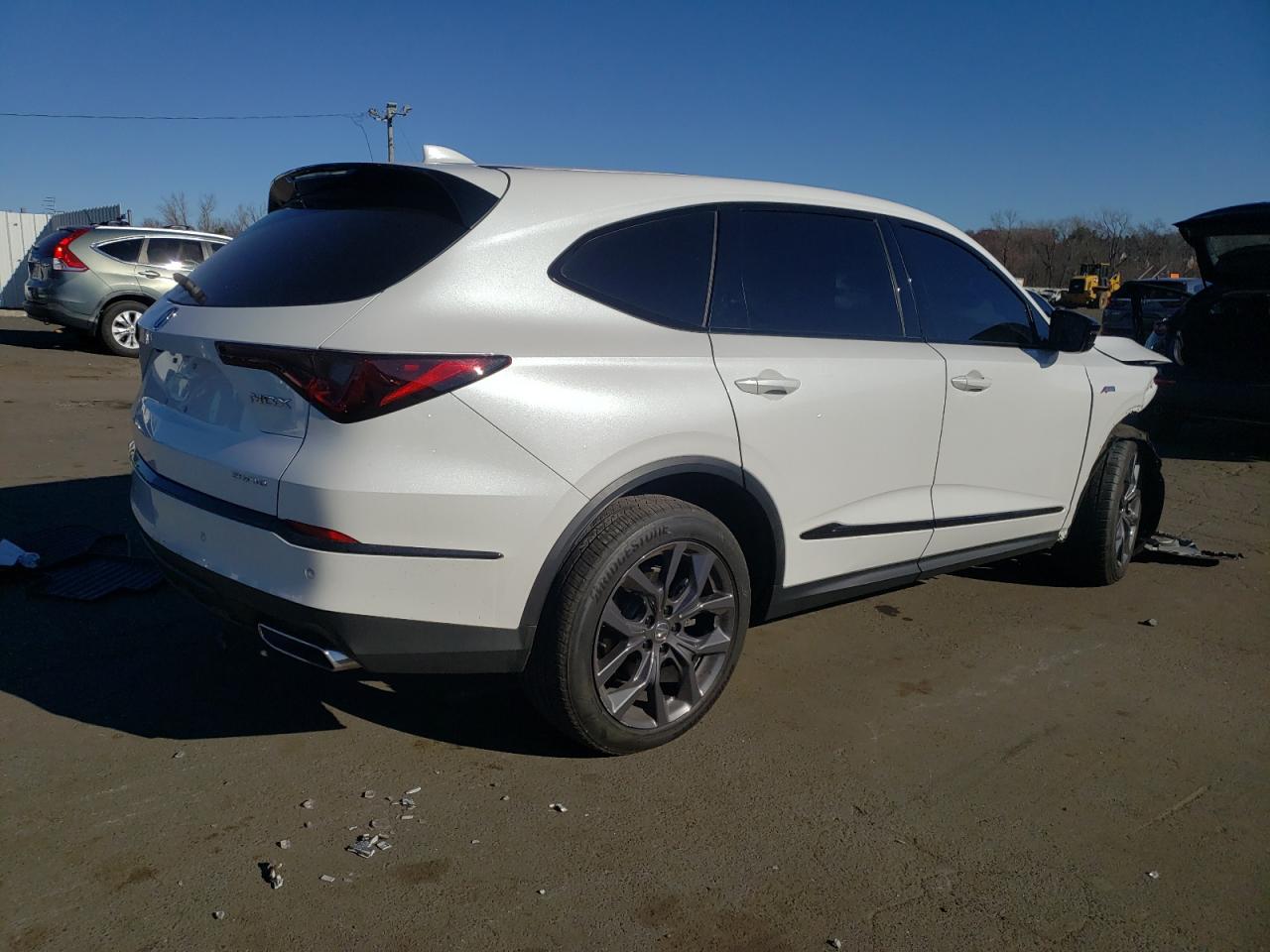 VIN 5J8YE1H00NL027947 2022 ACURA MDX no.3