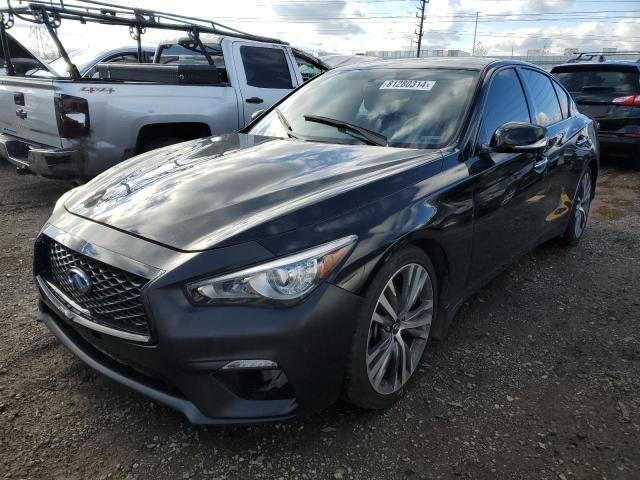 2023 Infiniti Q50 Sensory იყიდება Elgin-ში, IL - Vandalism