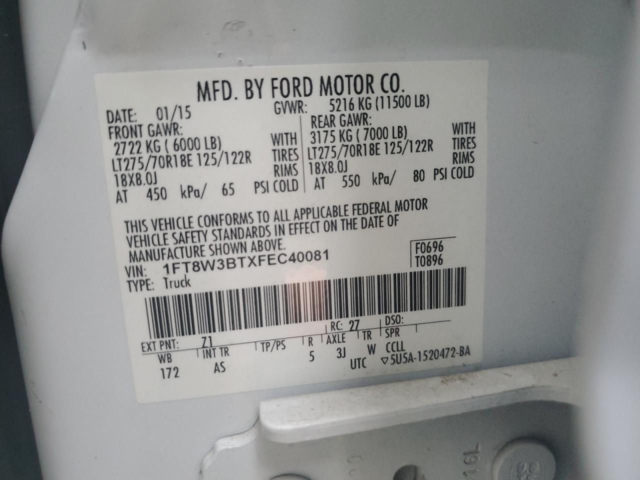 2015 Ford F350 - Image 12