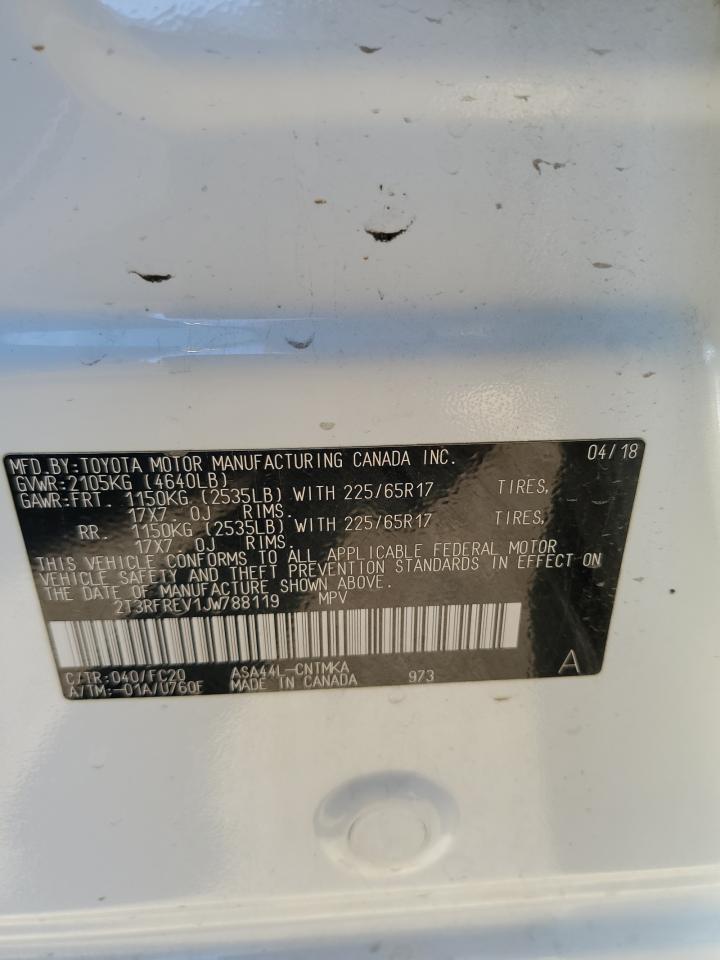 2T3RFREV1JW788119 2018 TOYOTA RAV 4 - Image 14