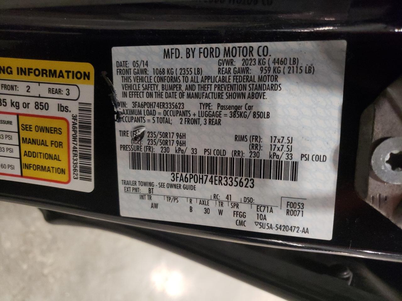 2014 Ford Fusion - Image 14