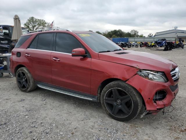 Паркетники MERCEDES-BENZ GLE-CLASS 2016 Бордовый