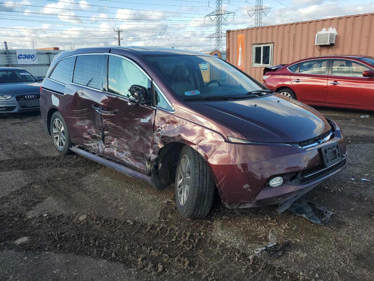 VIN 5FNRL5H94EB073153 2014 HONDA ODYSSEY no.4