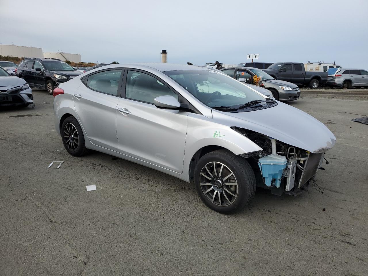 VIN KMHDH4AE2DU680523 2013 HYUNDAI ELANTRA no.4