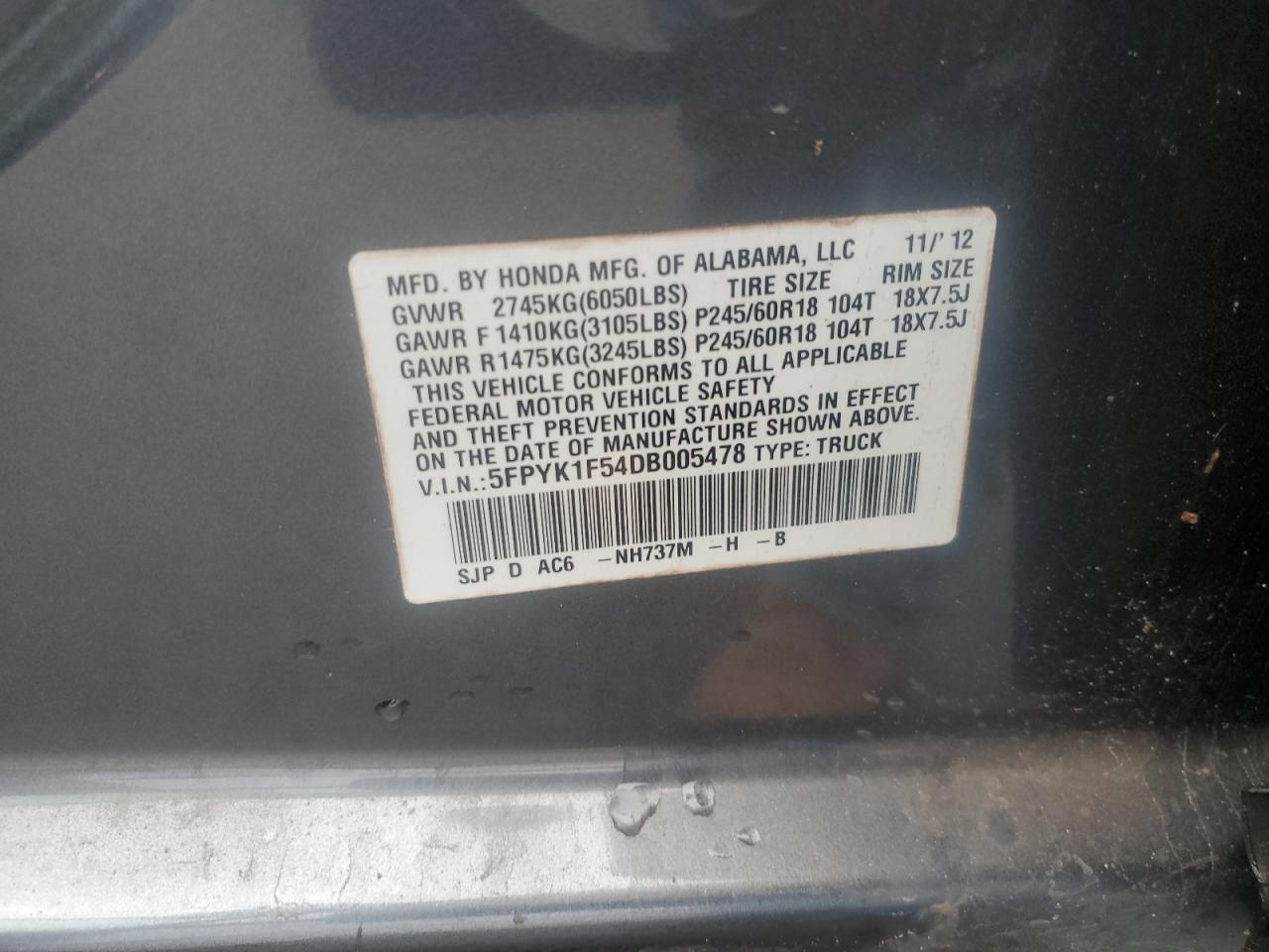 2013 Honda Ridgeline - Image 13