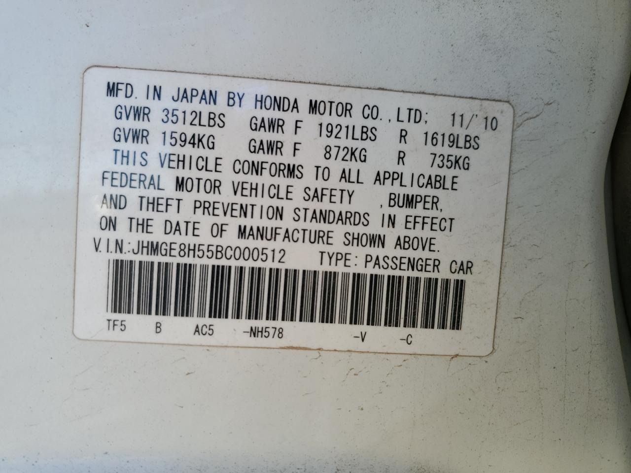 2011 Honda Fit - Image 13