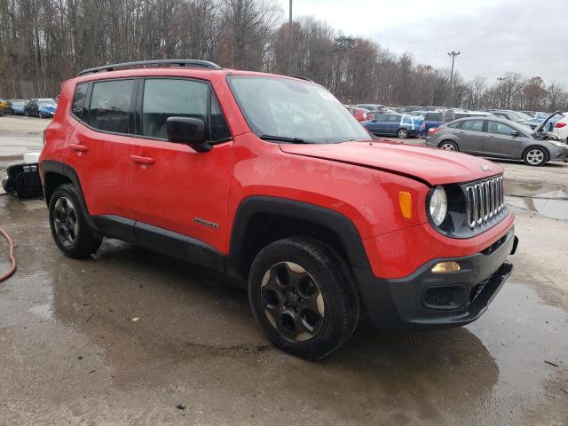  JEEP RENEGADE 2018 Червоний