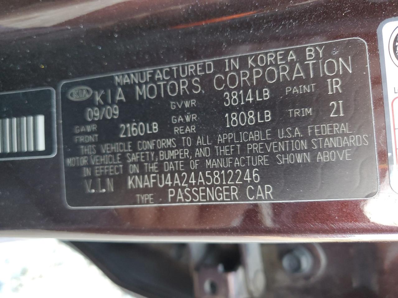 2010 Kia Forte - Image 12