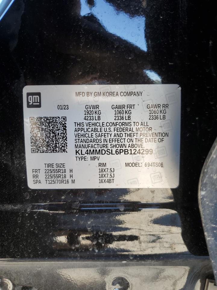 2023 Buick Encore Gx Select VIN: KL4MMDSL6PB124299 Lot: 80552024