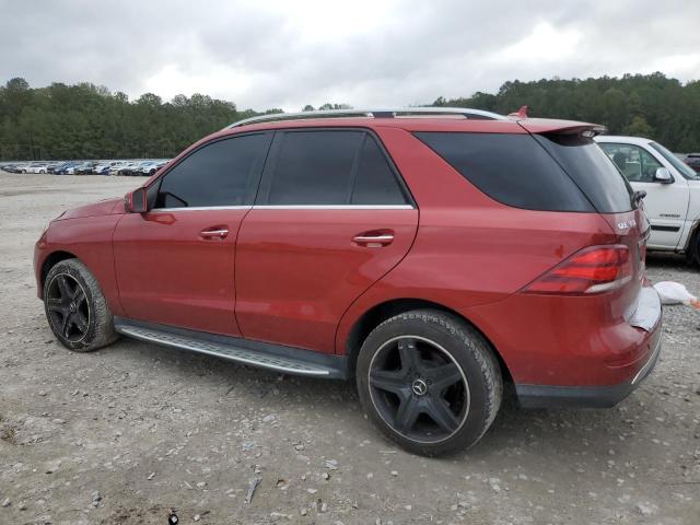 Паркетники MERCEDES-BENZ GLE-CLASS 2016 Бордовый