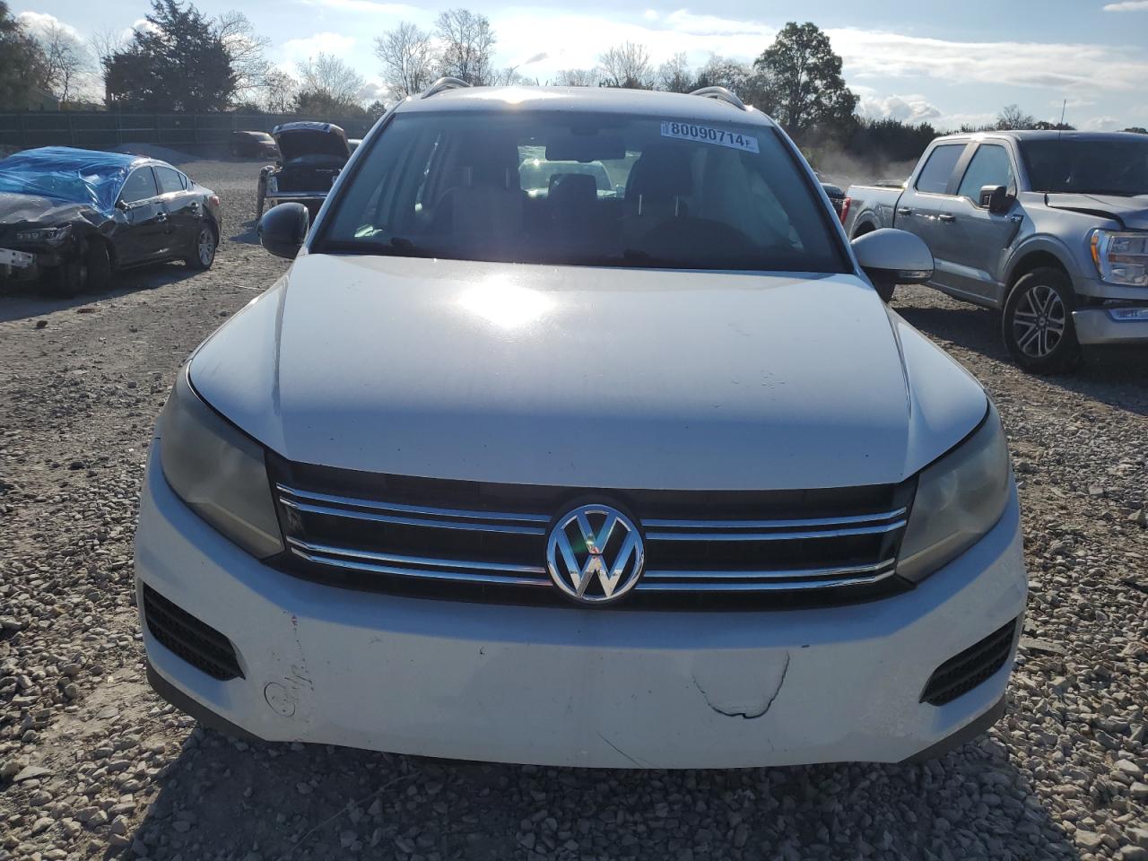 2016 Volkswagen Tiguan S VIN: WVGAV7AX9GW546048 Lot: 80090714