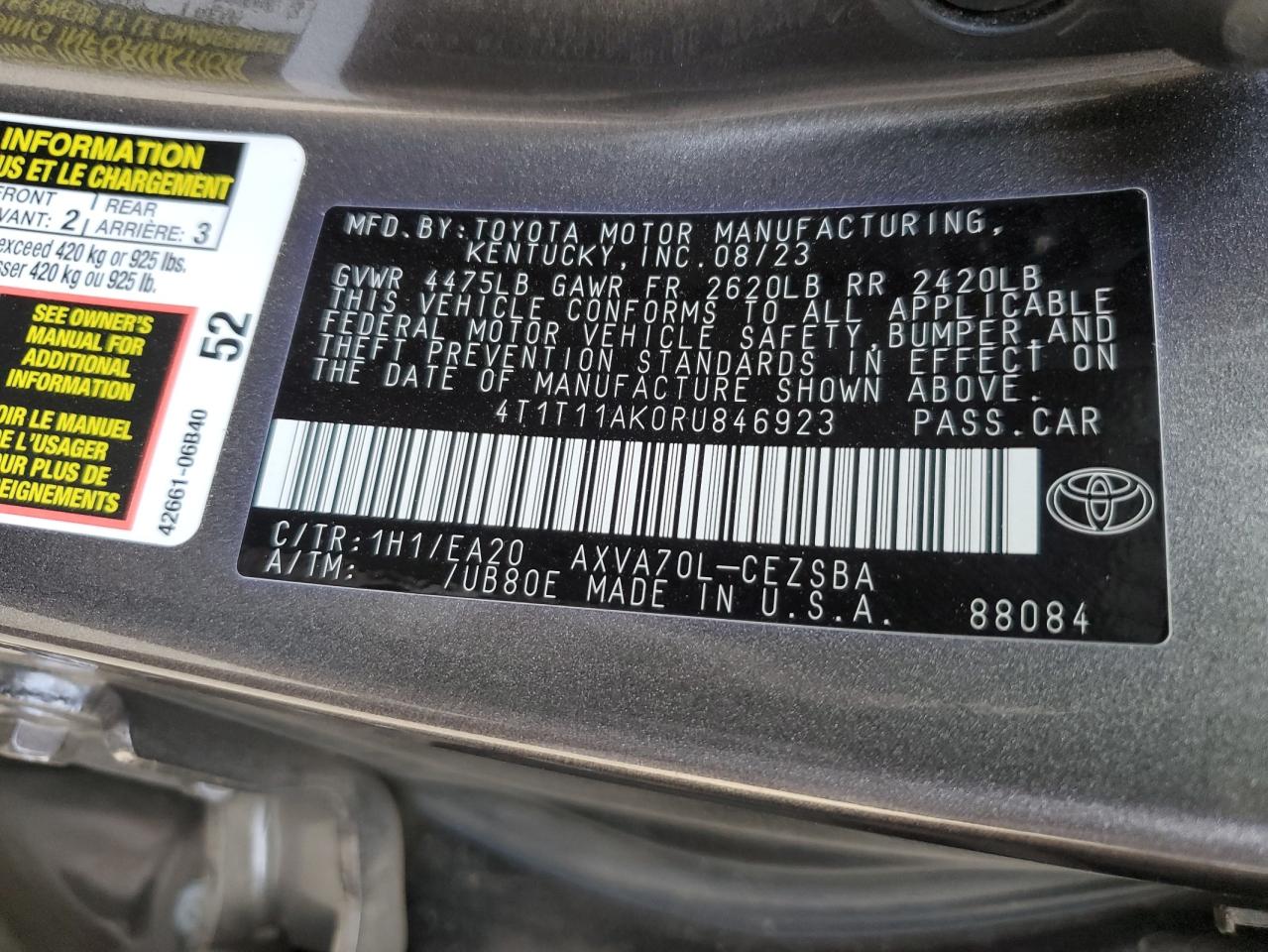 2024 Toyota Camry - Image 12