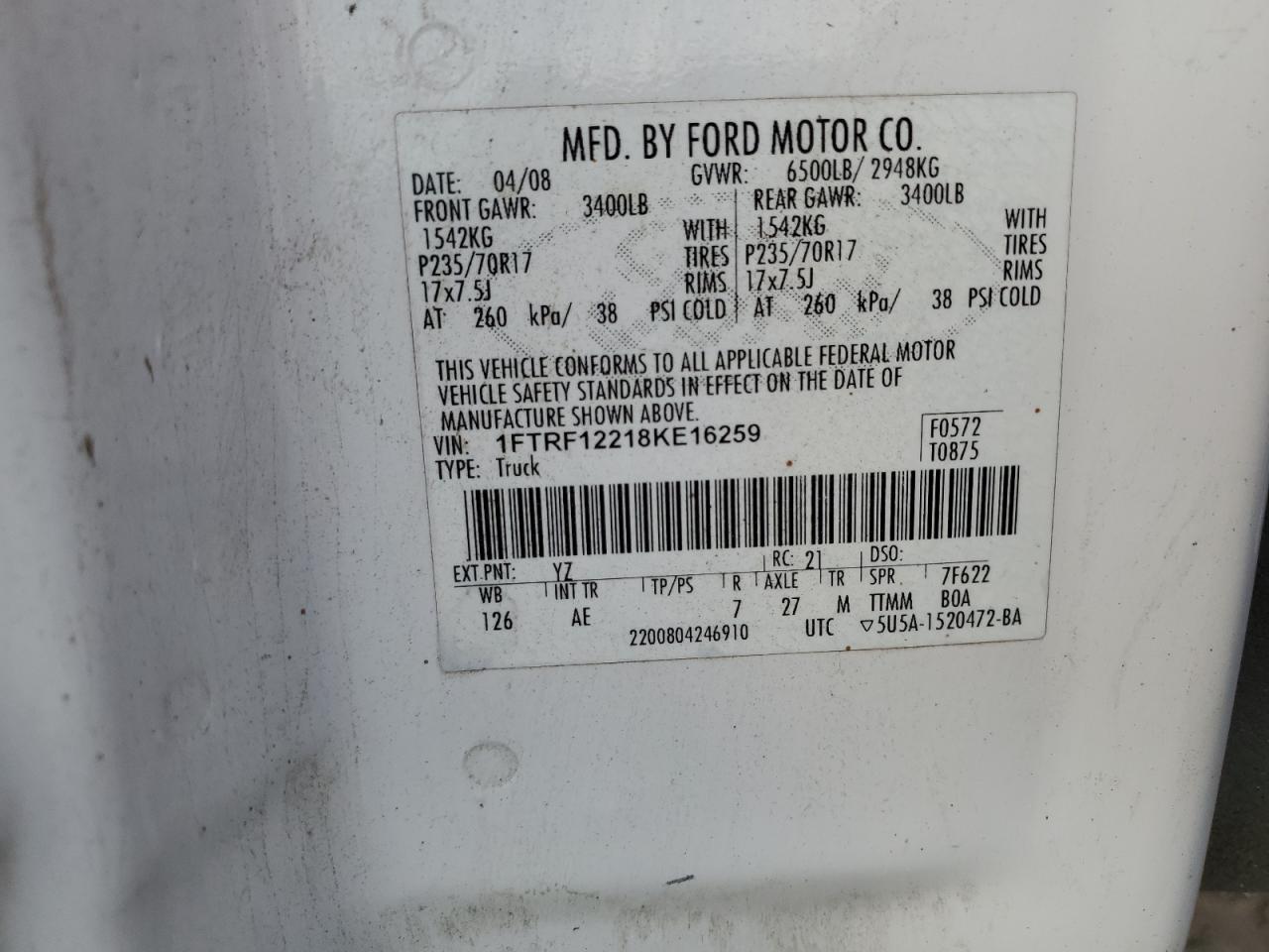 2008 Ford F-150 - Image 13