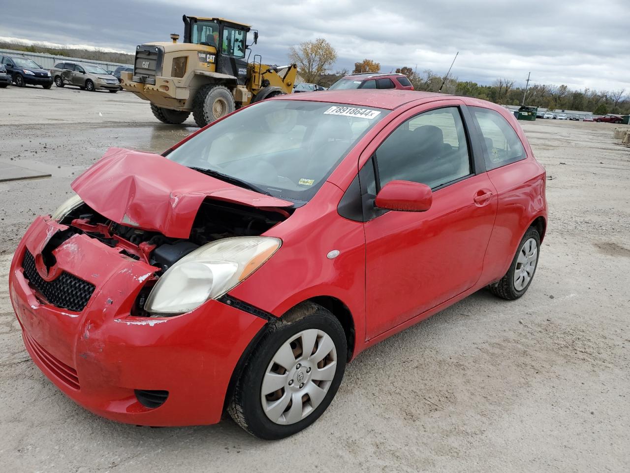 2007 Toyota Yaris  de vânzare în Kansas City, KS - Front End