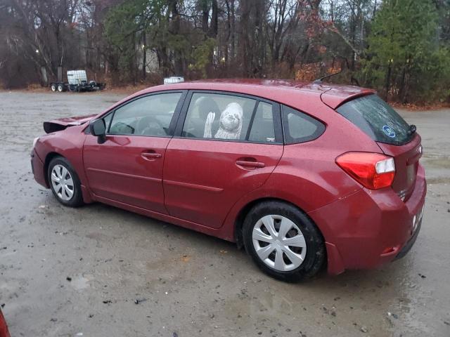  SUBARU IMPREZA 2014 Бургунді