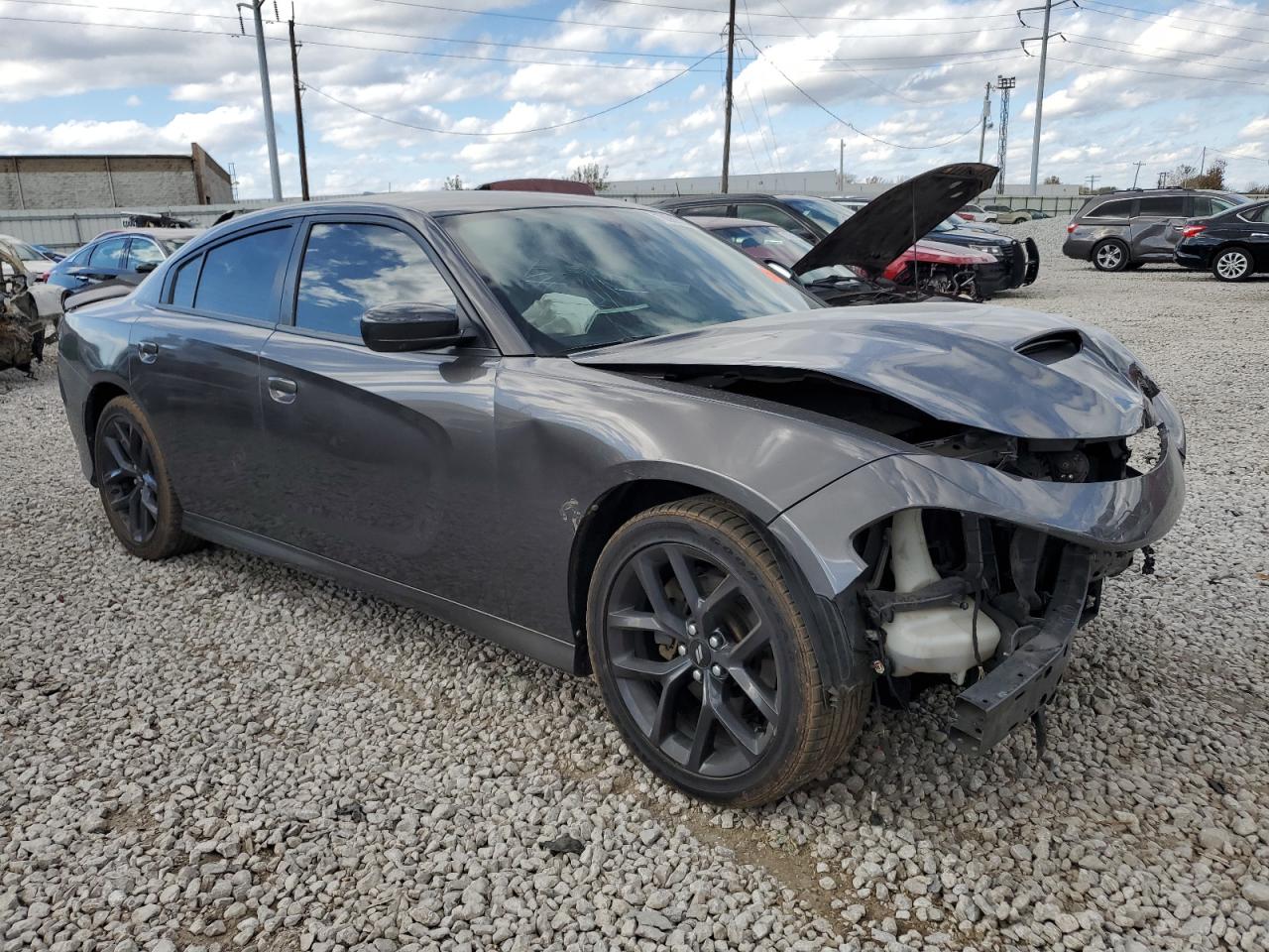 VIN 2C3CDXCTXKH643183 2019 DODGE CHARGER no.4