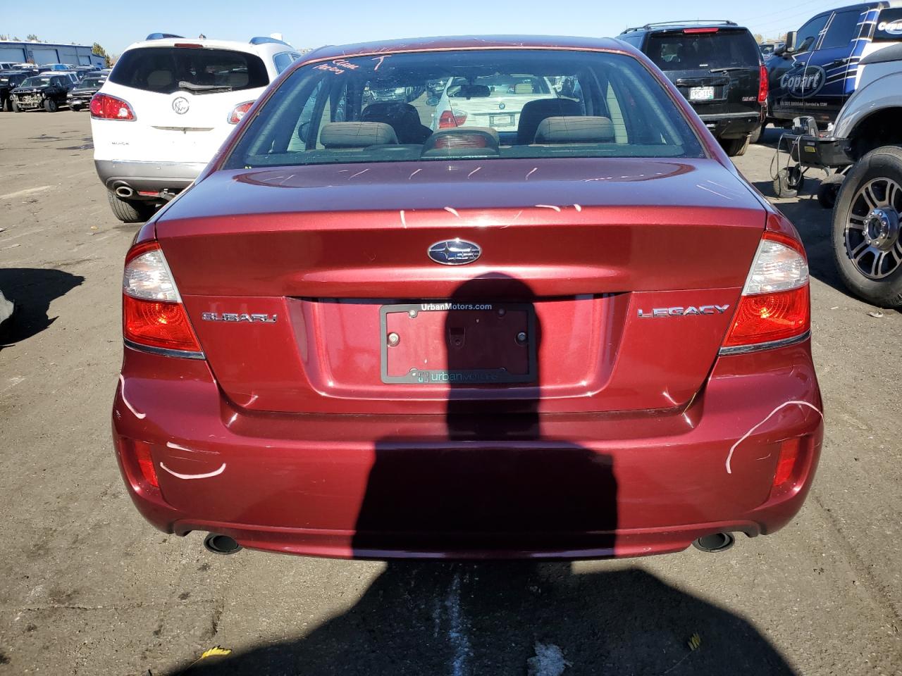 2009 Subaru Legacy 2.5I VIN: 4S3BL616096225129 Lot: 80350254