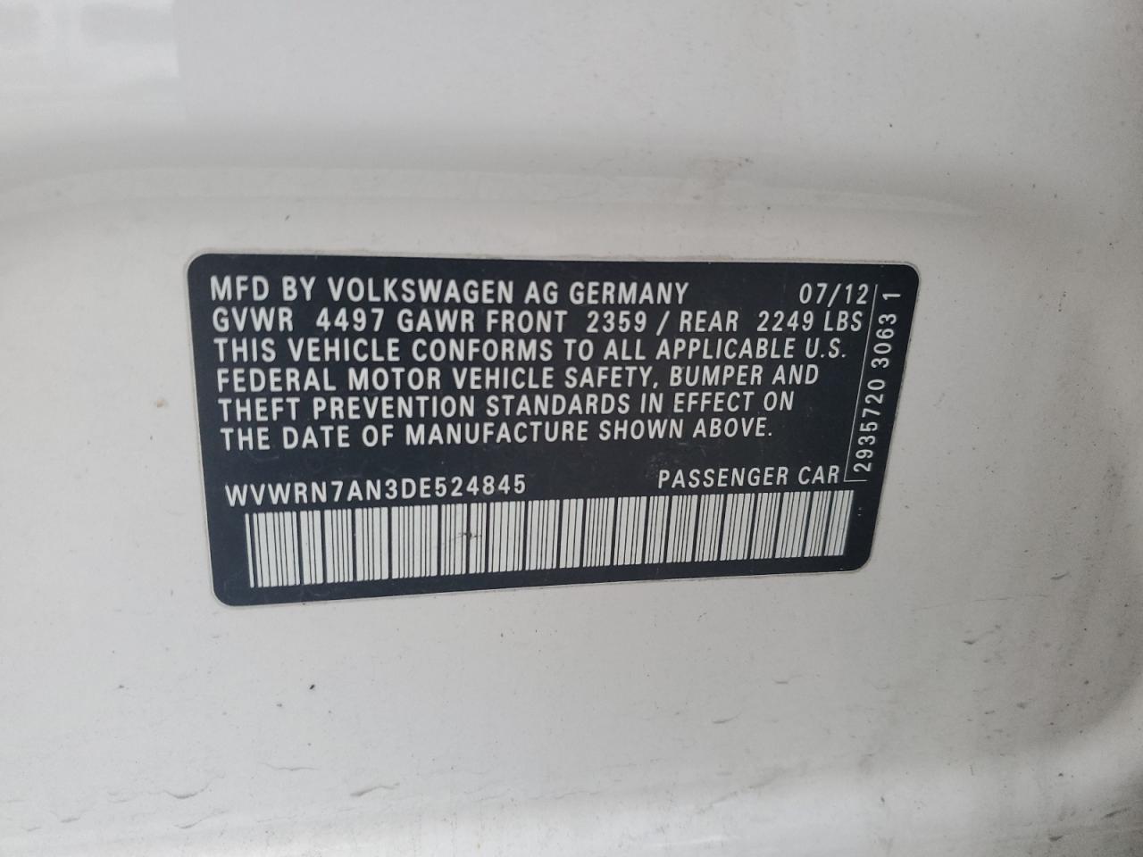 2013 Volkswagen Passat CC - Image 15