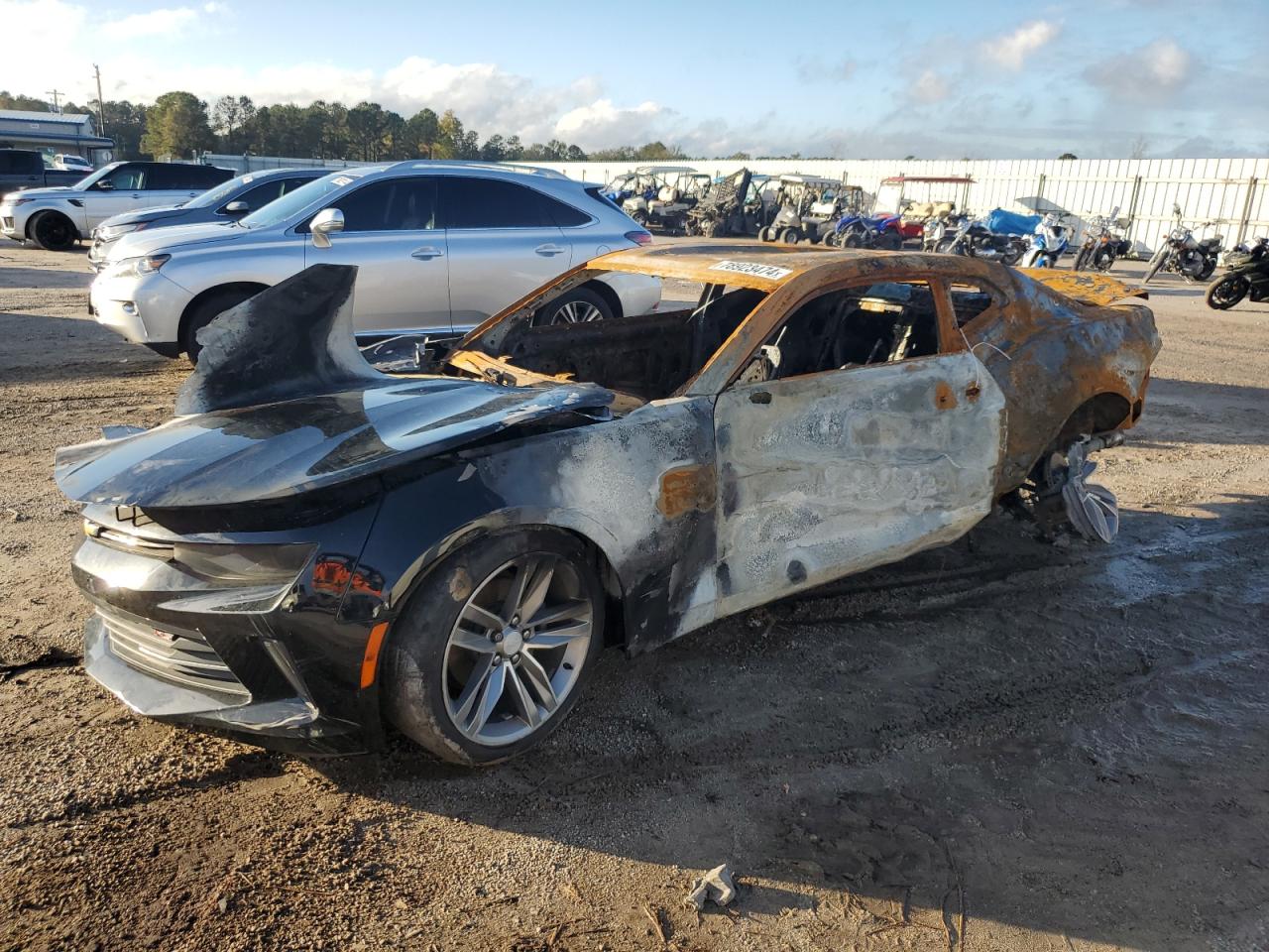 2018 Chevrolet Camaro Lt for Sale in Harleyville, SC - Burn