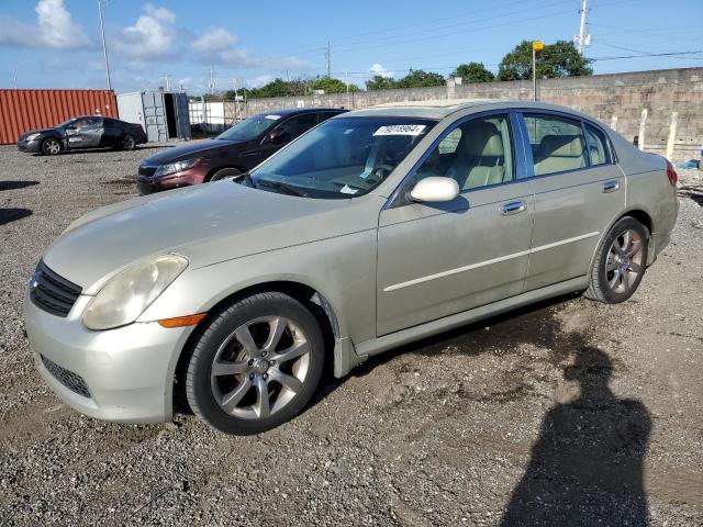 2006 Infiniti G35  en Venta en Homestead, FL - Rear End