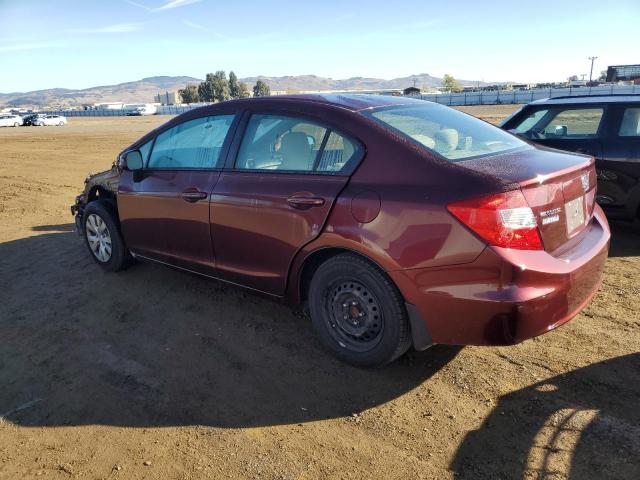  HONDA CIVIC 2012 Red