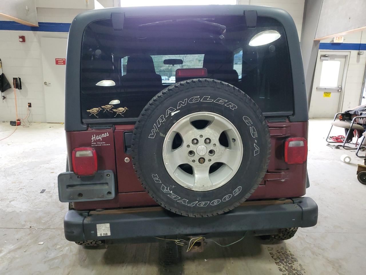 2003 Jeep Wrangler / Tj Sport VIN: 1J4FA49S43P344987 Lot: 81400824