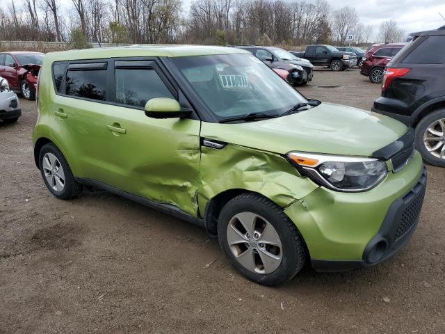  KIA SOUL 2015 Зеленый