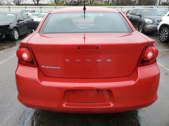  DODGE AVENGER 2013 Червоний