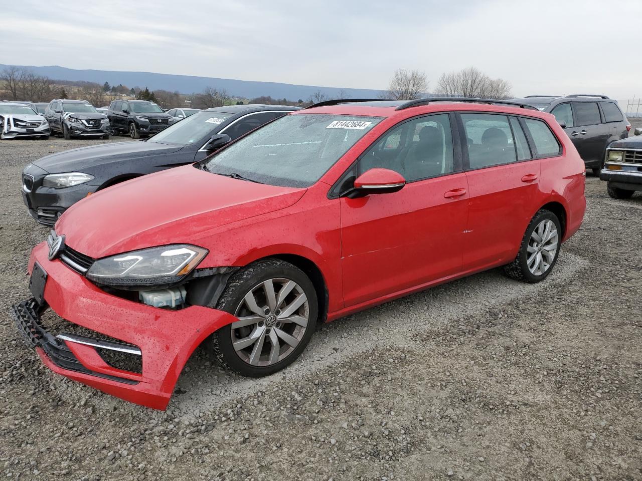 2019 Volkswagen Golf Sportwagen S VIN: 3VWY57AU3KM505087 Lot: 81442684