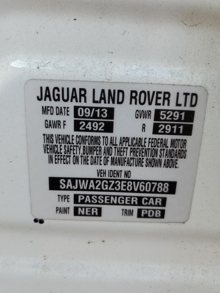 2014 Jaguar Xjl Portfolio VIN: SAJWA2GZ3E8V60788 Lot: 43272405